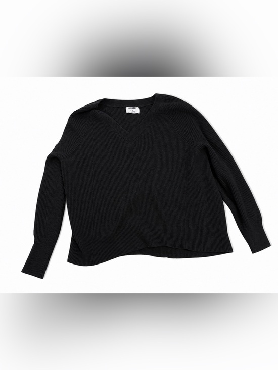 Old Navy Sweaters - Old Navy Black V-Neck Ribbed Sweater